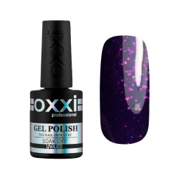 Гель лак OXXI №49 (фиолетовый с розовыми блесками)