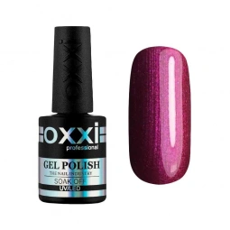 Гель лак OXXI №86 розовая фуксия с микроблеском)
