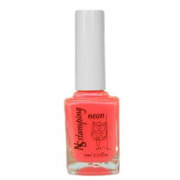 Nail story лак для стемпинга Neon №5 (розово-оранжевый)