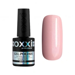 Гель лак OXXI №182 (нежный персиково-розовый с микроблеском)