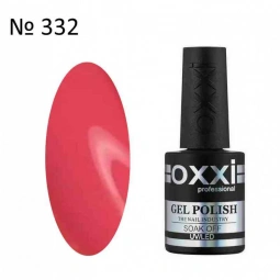 Гель лак OXXI №332 (яркий коралловый)
