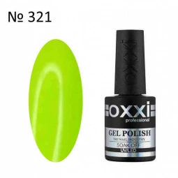 Гель лак OXXI №321 (яркий салатовый)