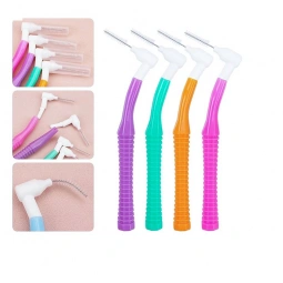 Щеточка baby brush для ресниц и бровей изогнутая