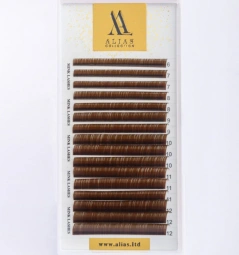 Ресницы Alias "Mix" Dark Brown