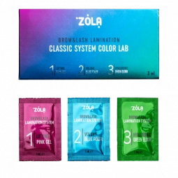 ZOLA Color Lab Набір складів для ламінування брів та вій у саше