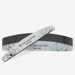 Пилка для нігтів мінеральна Staleks 100/180 грит