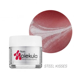Molekula камуфлирующий гель с шиммером LED №18 "Steel kisses"