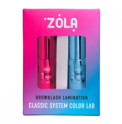 Набор составов для ламинирования бровей и ресниц ZOLA Classic System Color Lab
