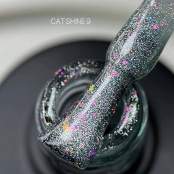 SAGA гель лак  хрустальная кошка CAT SHINE №09