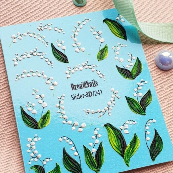 Dreamnails слайдер-дизайн 3D-241 (об'ємні)