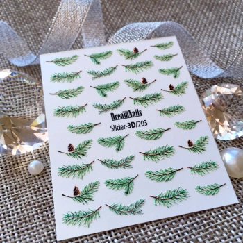 Dreamnails слайдер-дизайн 3D-203 (об'ємні)