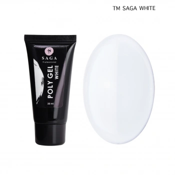 SAGA полигель  №03 White (белый)