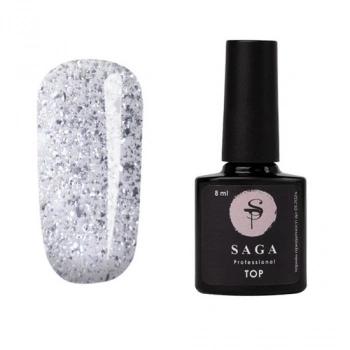 Топ Saga із золотою фольгою LEAF SILVER