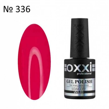 Гель лак OXXI №336 (рожевий насичений)