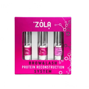 Набор составов для ламинирования бровей и ресниц ZOLA Protein Reconstruction System