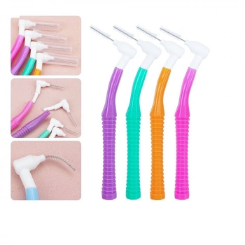 Щеточка baby brush для ресниц и бровей изогнутая