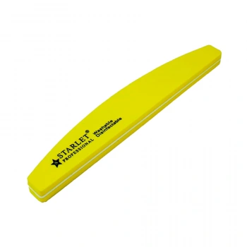Баф для нігтів Starlet professional 100/180 грит (шліфувальник) півколо