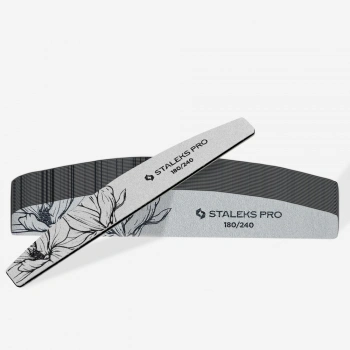 Пилка для ногтей минеральная Staleks 180/240 грит