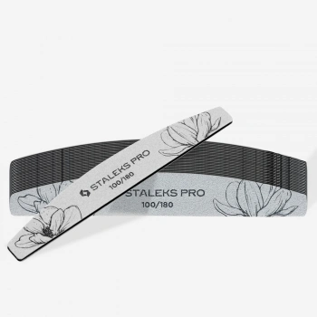 Пилка для нігтів мінеральна Staleks 100/180 грит
