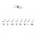 Ресницы Design Lashes черные (24 линии) отдельные длины1
