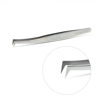 Пинцет для ресниц Топорка Бриллиант (зеркальный)